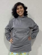 Maxibuzo Algodón Gris - Talle Único