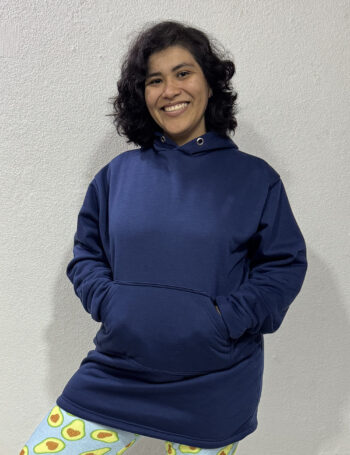 Maxibuzo Algodón Azul Marino - Talle Único