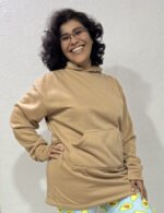 Maxibuzo Algodón Beige - Talle Único - Imagen 3