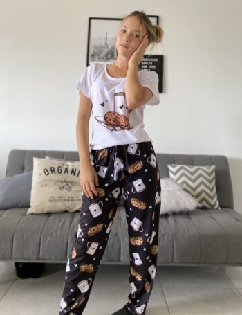 Pijama de Invierno Café
