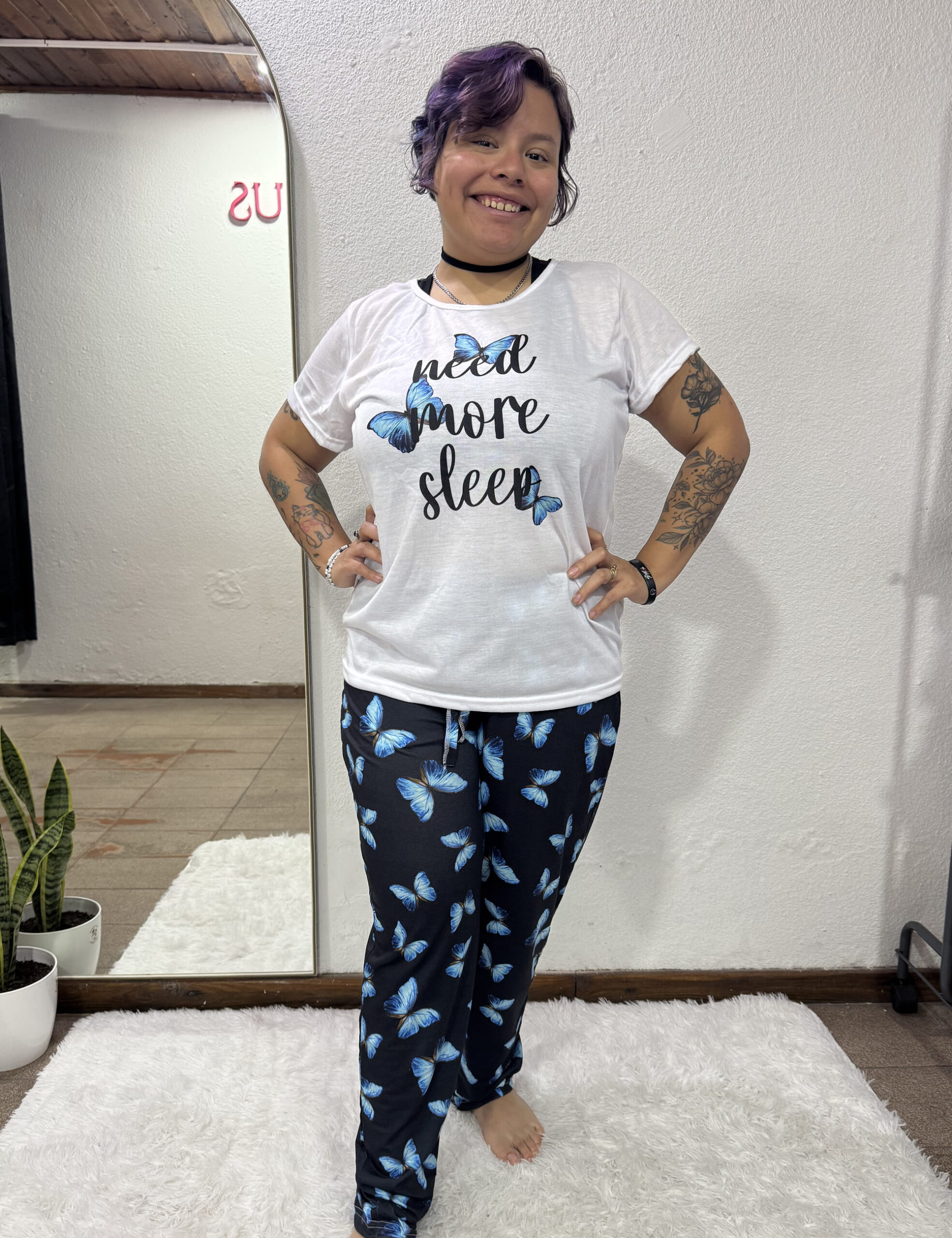 Pijama de Invierno Mariposa