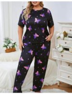 Pijama Talle Especial 2 Piezas Importado Mariposa