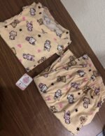 Pijama de Morley Manga Larga Talle Especial Kitty Amarillo - Imagen 2