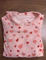 Pijama de Morley Manga Larga Talle Especial Rosa Corazón - Imagen 2