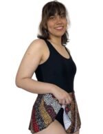 Con Pollera Larga África Rojo