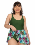 Con Pollera Larga Verde Ave del Paraíso